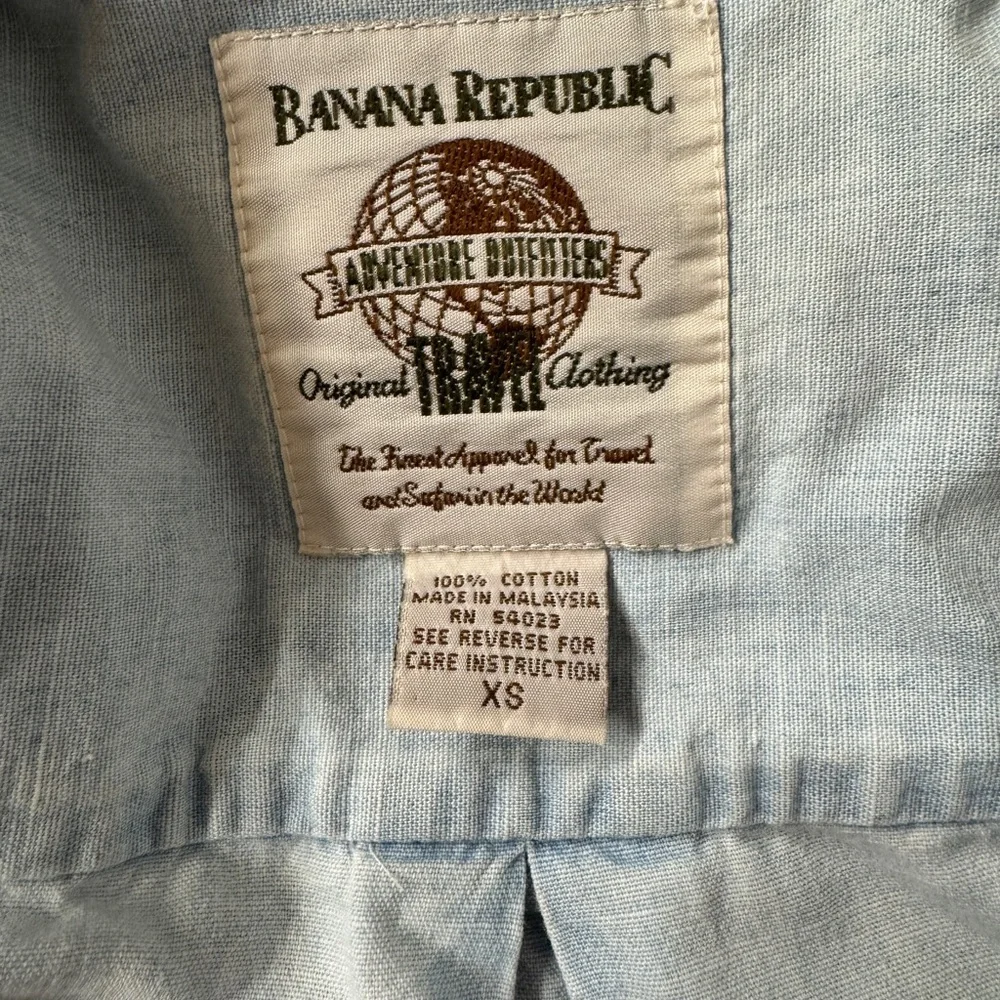 Vintage Banana Republic Adventure Outfitters Short Sleeve Button Down Men’s XS